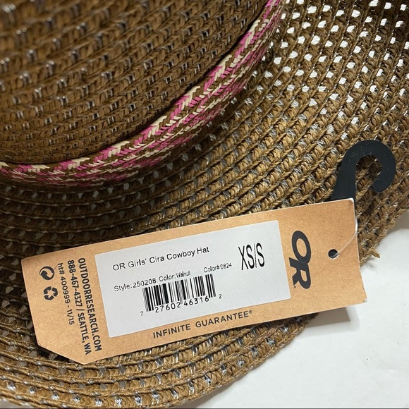 Outdoor Research Cira Straw Cowboy Hat in Walnut - Picture 6 of 6